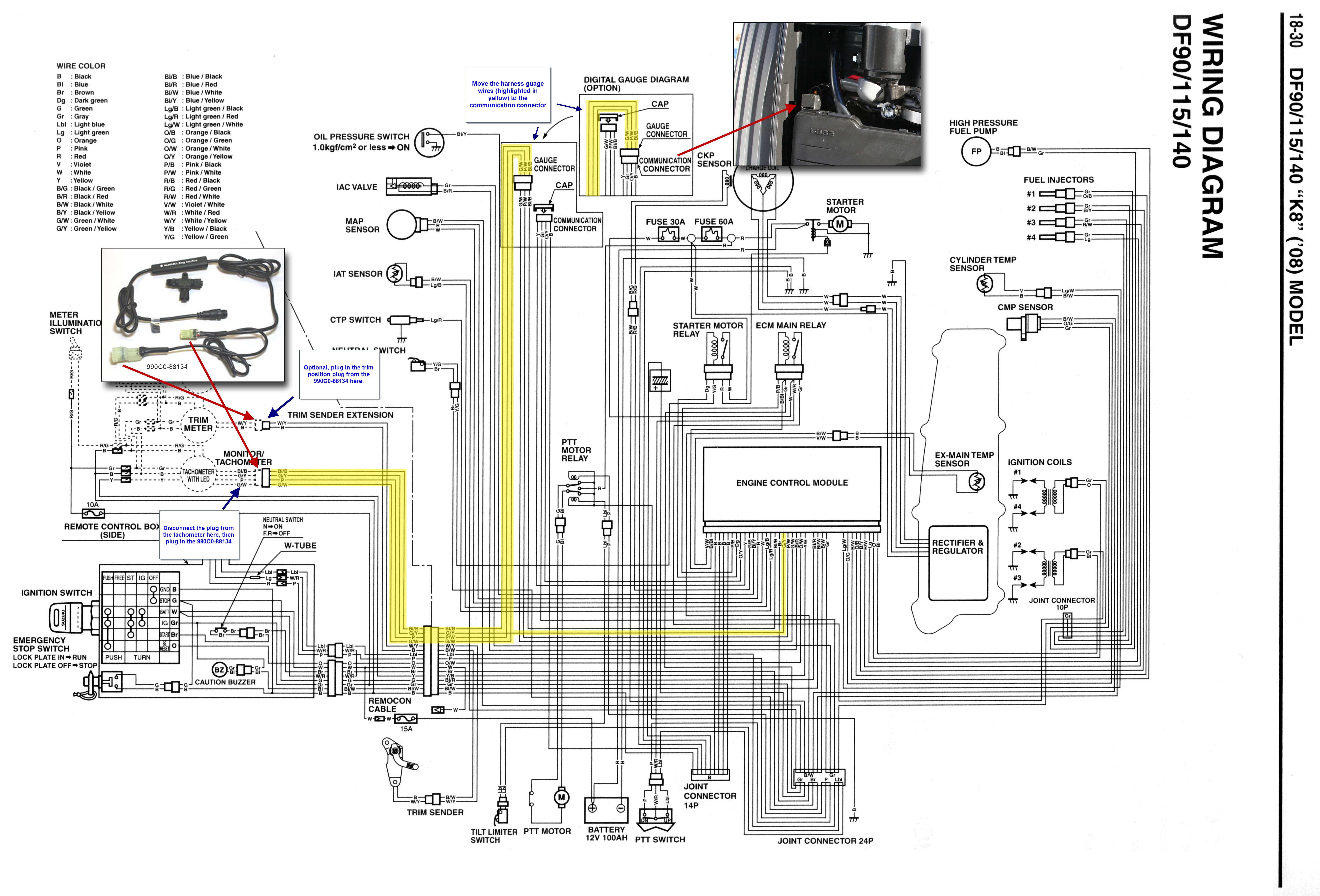 Suzuki Outboard Control Wiring Diagram - Wiring Diagram