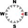 Wind from E